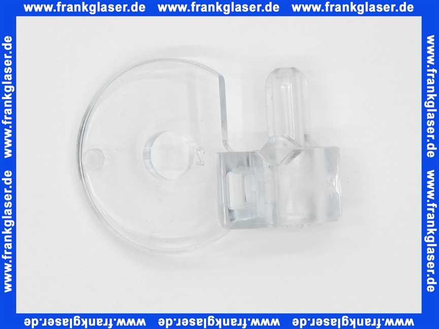 136753.300 Hoesch Scharnier Scharnierteil 2 für Chic / Perfect Duschabtrennung Duschtüre Anschlag links