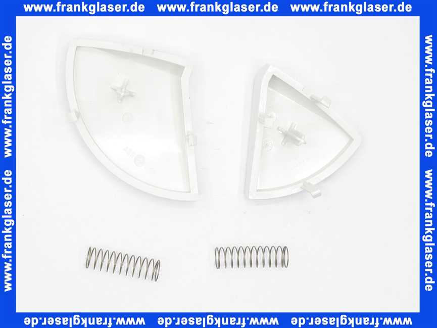 333401 Friatec Set Drücker Tasten Drucktaste groß und klein weiss-alpin mit Federn zu FRIABLOC F100 und F200