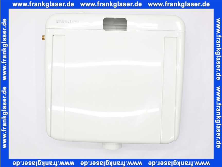 604682 Schwab AP- Spülkasten AP 120 weiß mit Start Stopp Spülung 6 - 9 Liter