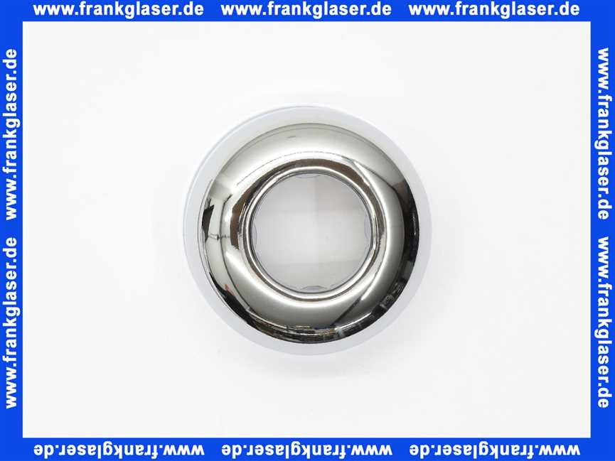 Sifonrosette Rosette verchromt 70mm Durchmesser 35mm tiefe für 1 1/4 Waschtisch oder Bidetsifon