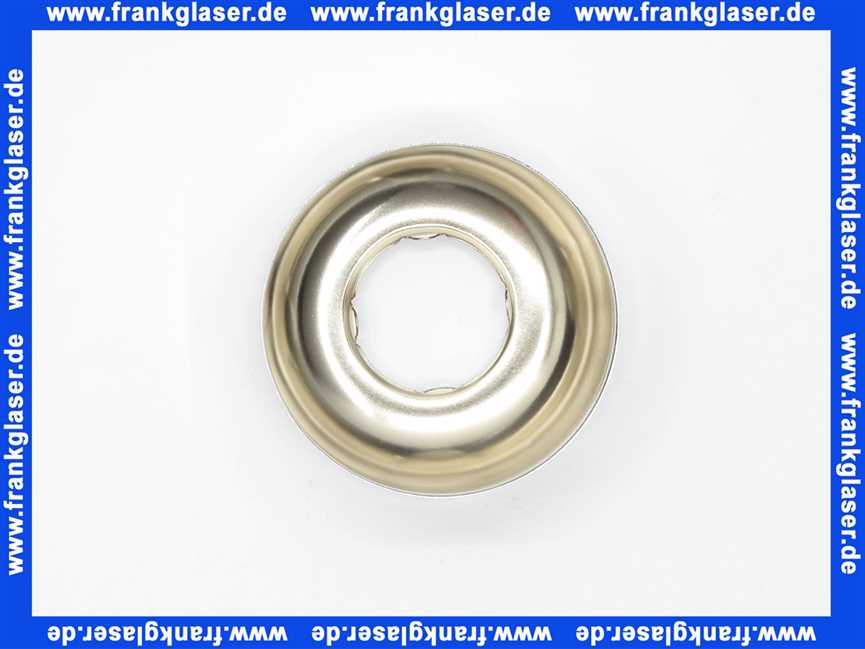 Sifonrosette Rosette verchromt 70mm Durchmesser 35mm tiefe für 1 1/4 Waschtisch oder Bidetsifon