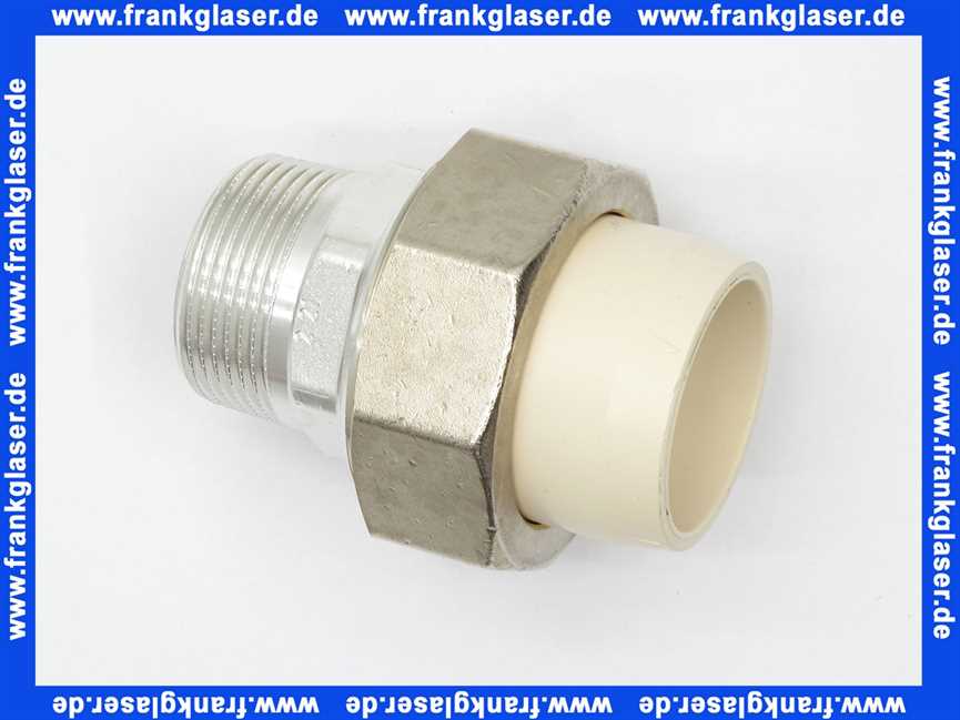 Übergangsverschraubung Friatherm 40mm x 1 1/4 komplett flachdichtend