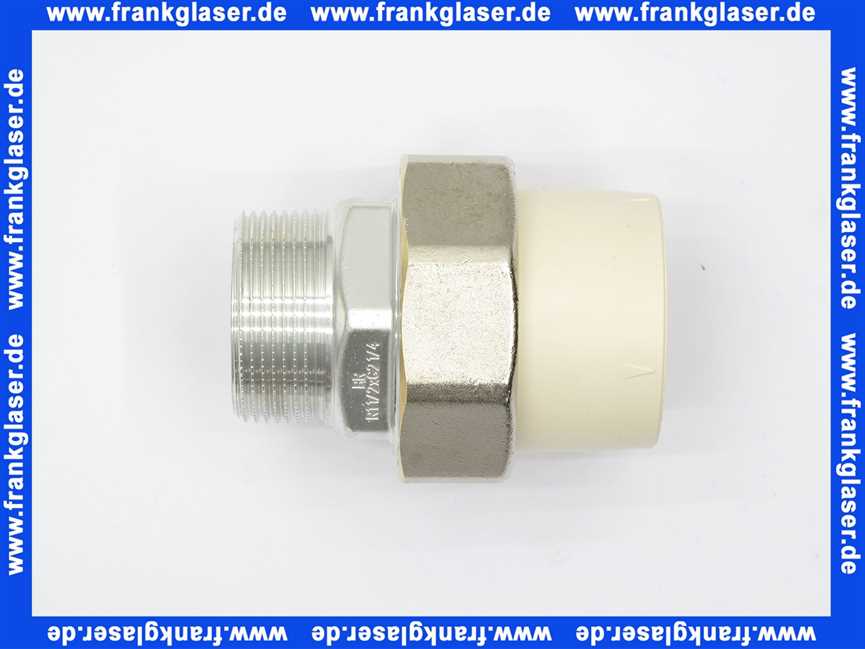 Übergangsverschraubung Friatherm 50mm x 1 1/2 komplett flachdichtend