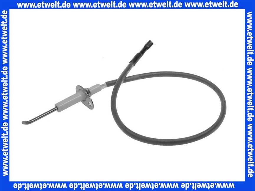 ELCO 12000266 Zündelektrode 63 lang D2,5 x 25 Porzellan