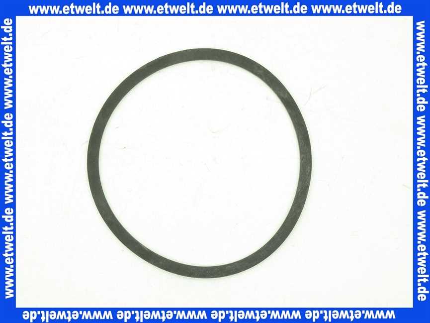 ELCO 12002095 Dichtung Revisisonsdeckel D105/95x3 für Abgassystem PPS DN70 / DN 100