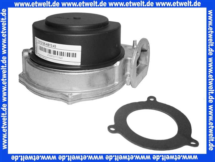 12002410 ELCO Gebläse 2-Loch-Flansch