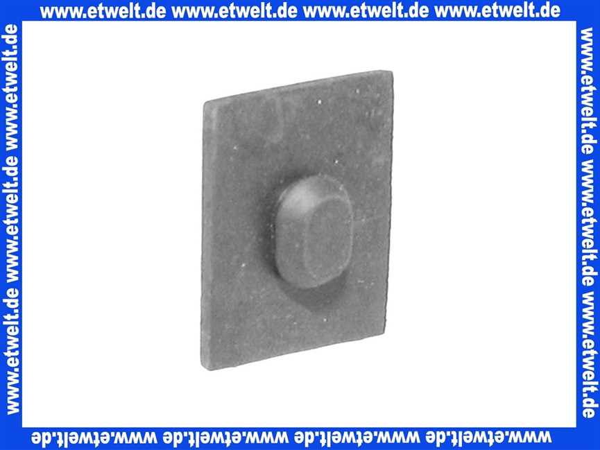 ELCO 12007366 Fußgummi für Vakuumröhre TDS oben