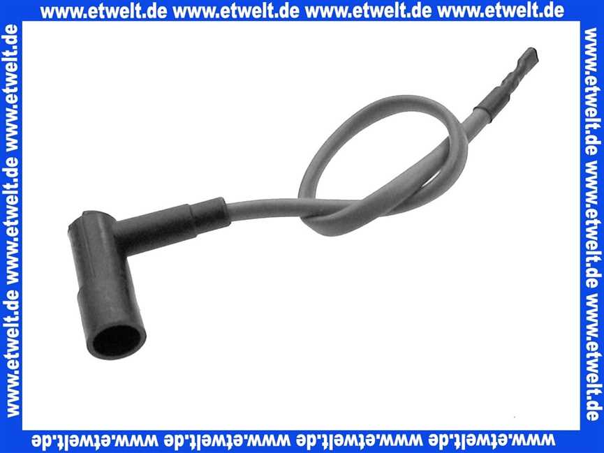 ELCO 12009005 ZündkabELCO Länge 245 Stecker D6,3/AMP 2,