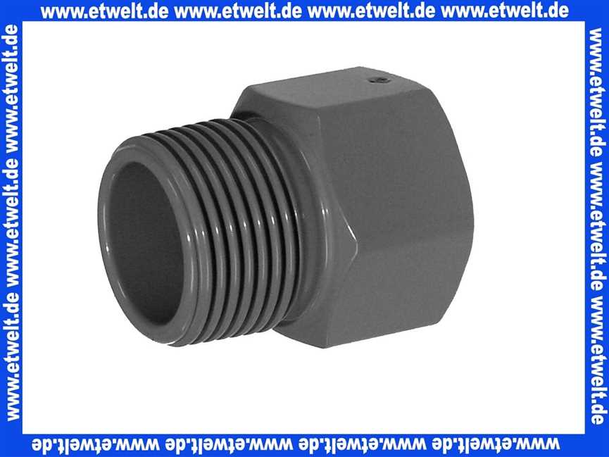 ELCO 12010919 Übergangsstück R1 isoliert