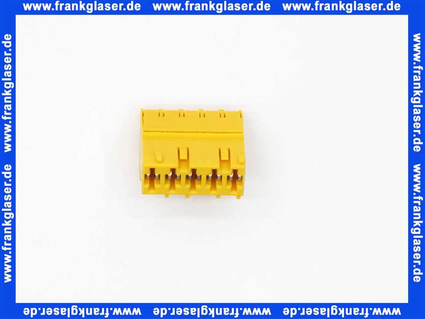 12013713 Elco RAST 5 SCHRAUBSTECKER 5-POLIG GELB