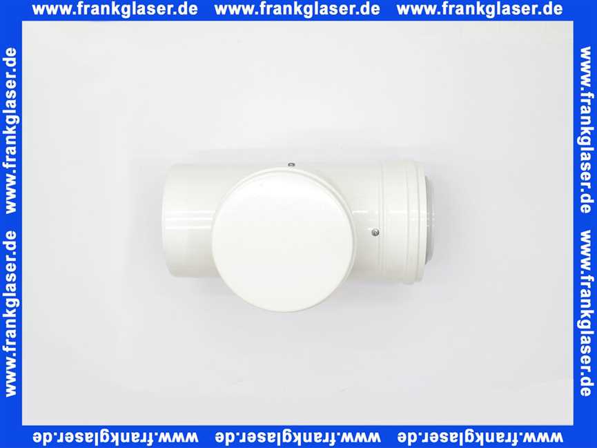 Elco Revisionsstück Abgaszubehör mit Deckel D 80/125 12019081