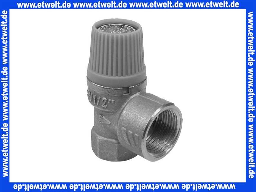 ELCO 12061090 Sicherheitsventil DN 15 - R1/2 xR3/4