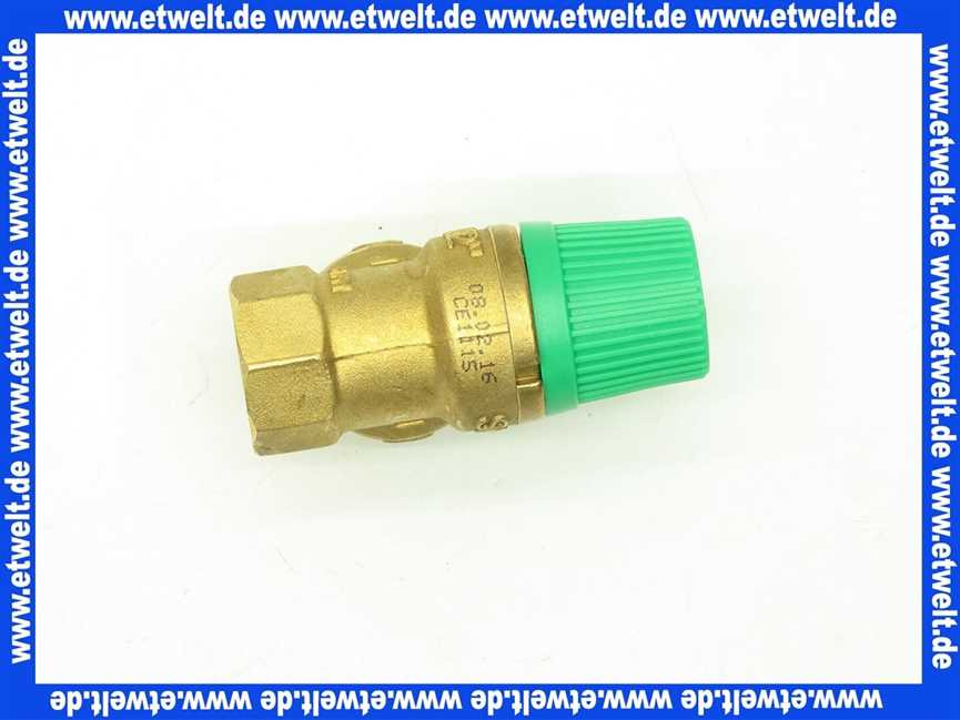 ELCO 12061101 Sicherheitsventil DN 15 R1/2 xR3/4 Zo