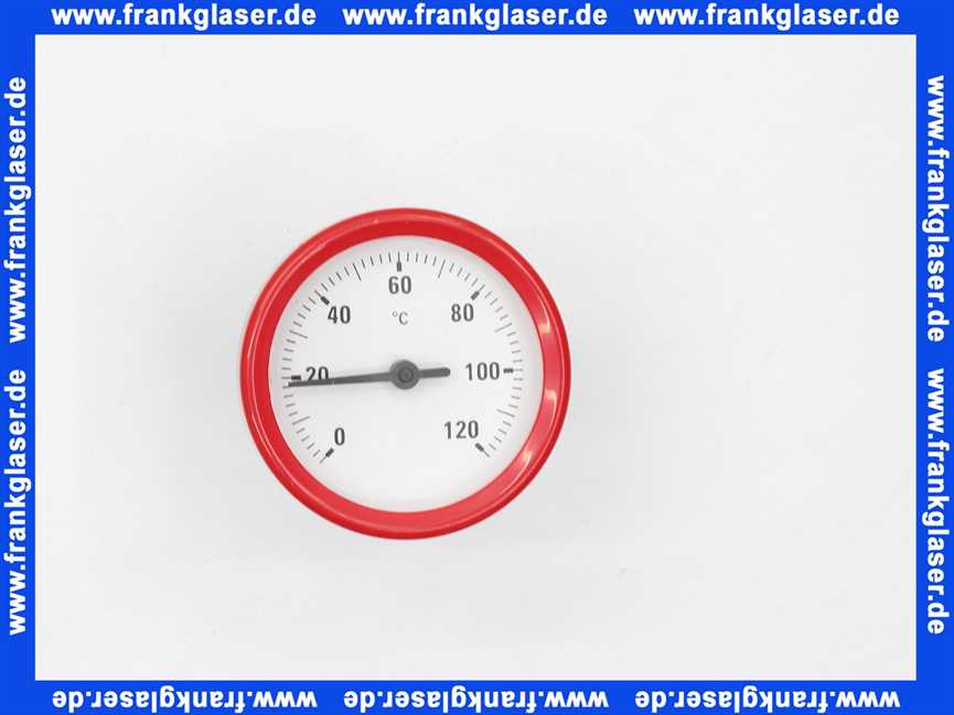 12061915 Elco Thermometer 0-120GR Rot D50/10-D5X50