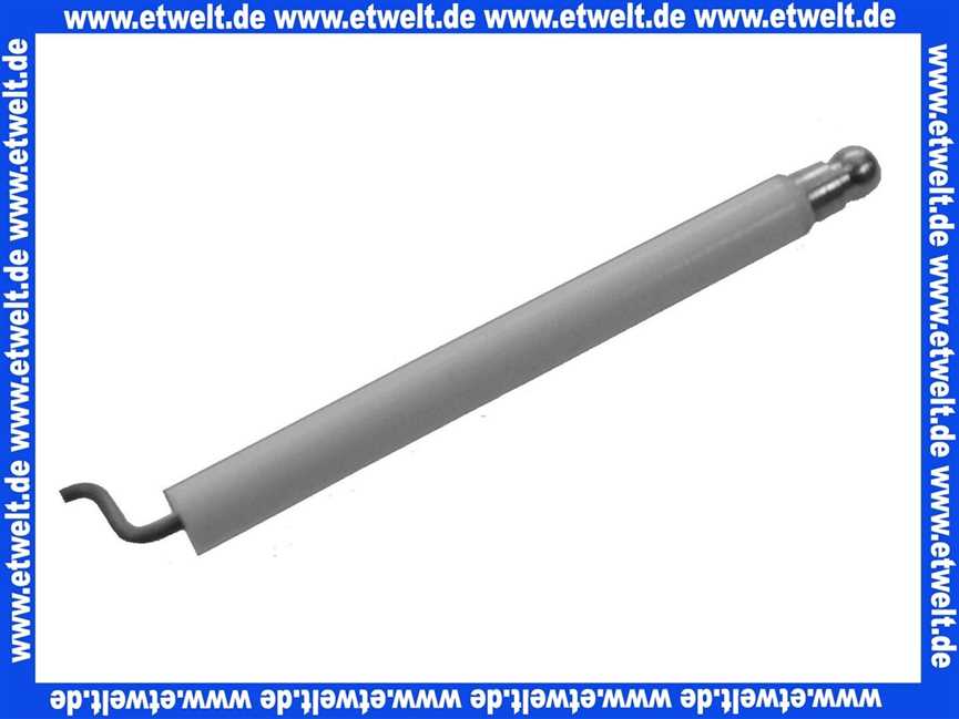 ELCO 13000995 Zündelektrode 105 lang, D2 x 16 Porzellan