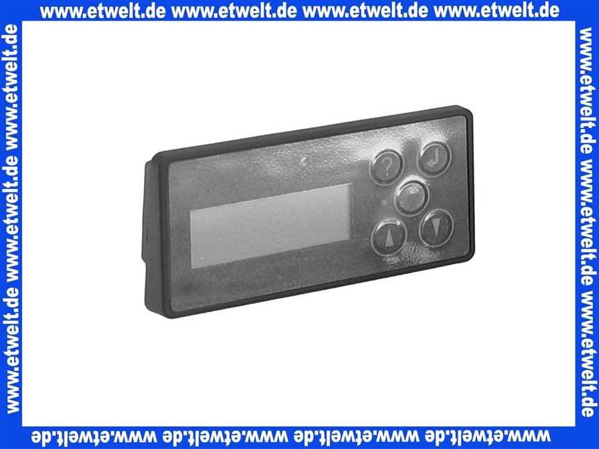 ELCO 13007828 Bedienfeld