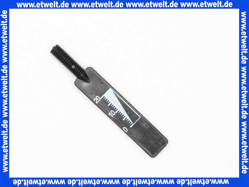 13010100 Elco Einstellscala 0-20 D-Stange