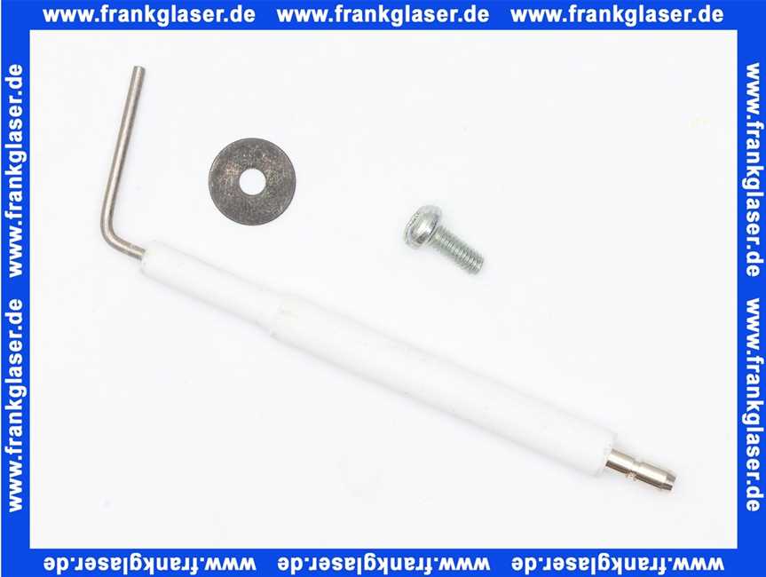 13010529 ELCO Ionisationsstab 115 lang mit Fixiersch. D2,8x12 Porzellan D6/8x80