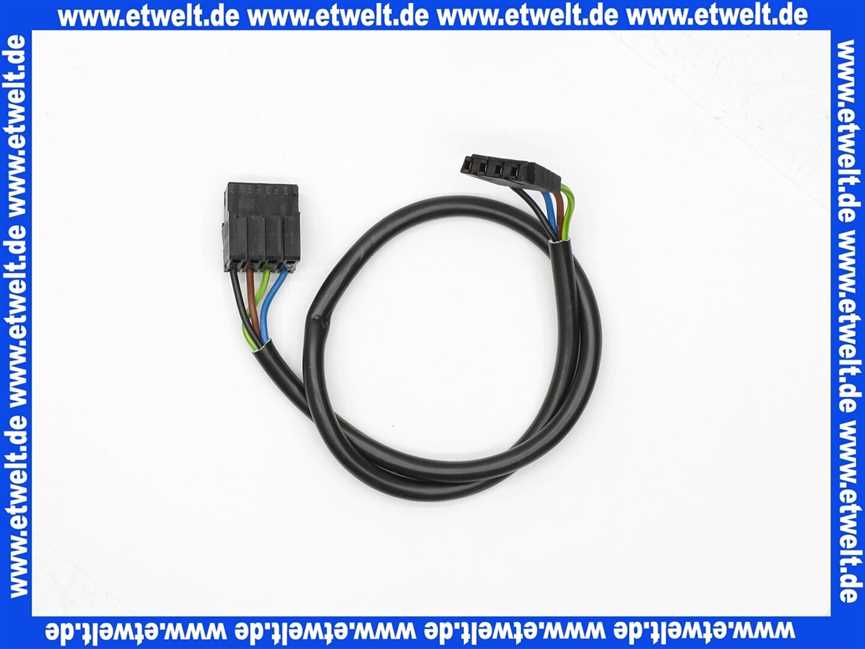 13011126 Elco Kabel Vorheizer Danfoss + Stecker 4P/RAST4P L450