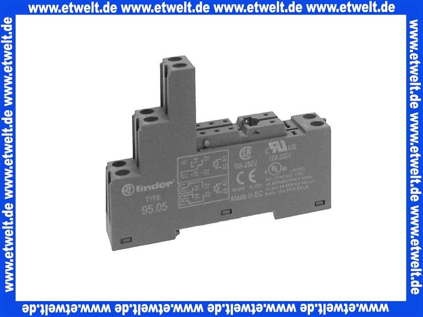 ELCO 13017720 RelaissockELCO 95.05 für Relais Finder