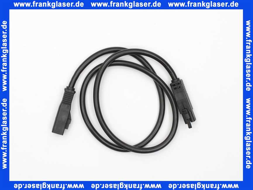 Elco Stecker-Buchse-Kabel M3 schwarz 1718493110
