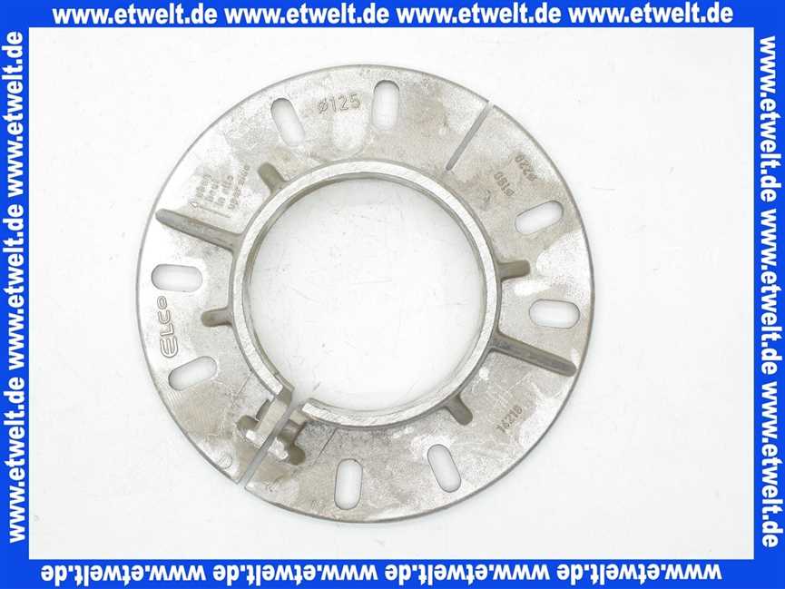 Elco Anschlussflansch Brennerflansch D 125 EK3.50L/G 3333014218
