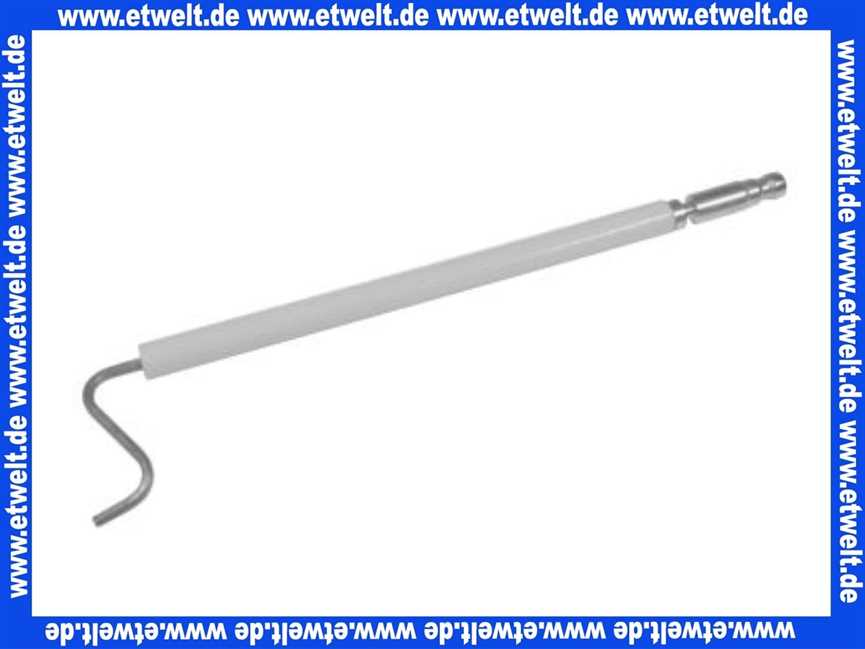 ELCO 3333206610 Zündelektrode rechts 165 lang D2,5 x 15