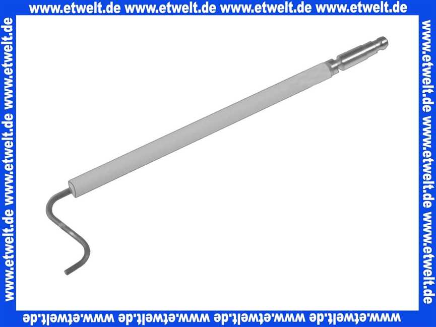 ELCO 3333206611 Zündelektrode links 165 lang D2,5 x 15