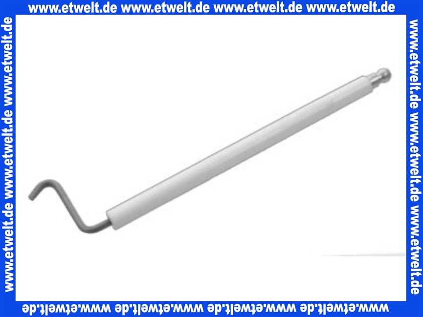 ELCO 3333210255 Zündelektrode 150 lang, D3 x 22 Porzell