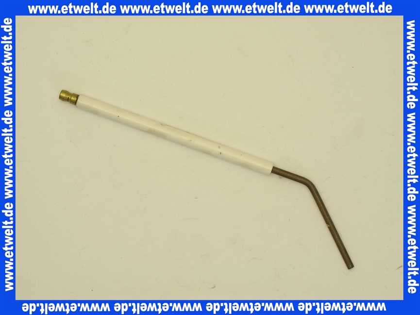 ELCO 3333213426 Ionisationsstab 195 lang, D4x65 Porzell