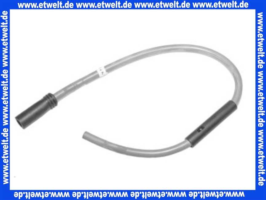 3333219606 Elco Zündkabel Länge 635 Stecker D6,3 / ohne Silikon mit Entstörwiderstand 1000 Ohm