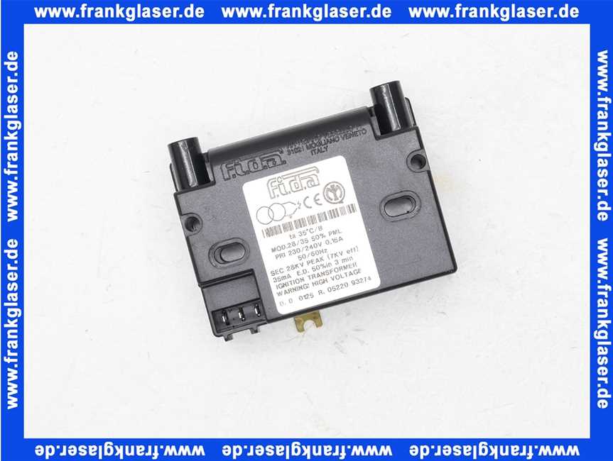 3333263064 Elco Zündtrafo ZE30/7,5 mit Kabel 700mm, Zündkabelanschluß Schraubgewinde Verwendung: EK3/4...G..., EG3A/4/4A/5B