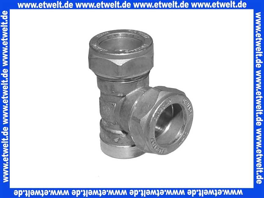 ELCO 5126023016 T-Stück D22xD22xR1/2 Messing
