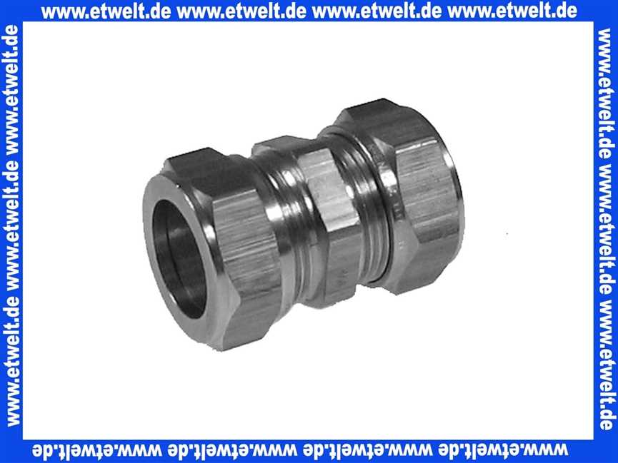 ELCO 5148596207 Gerade Verschraubung D22xD22 Messing