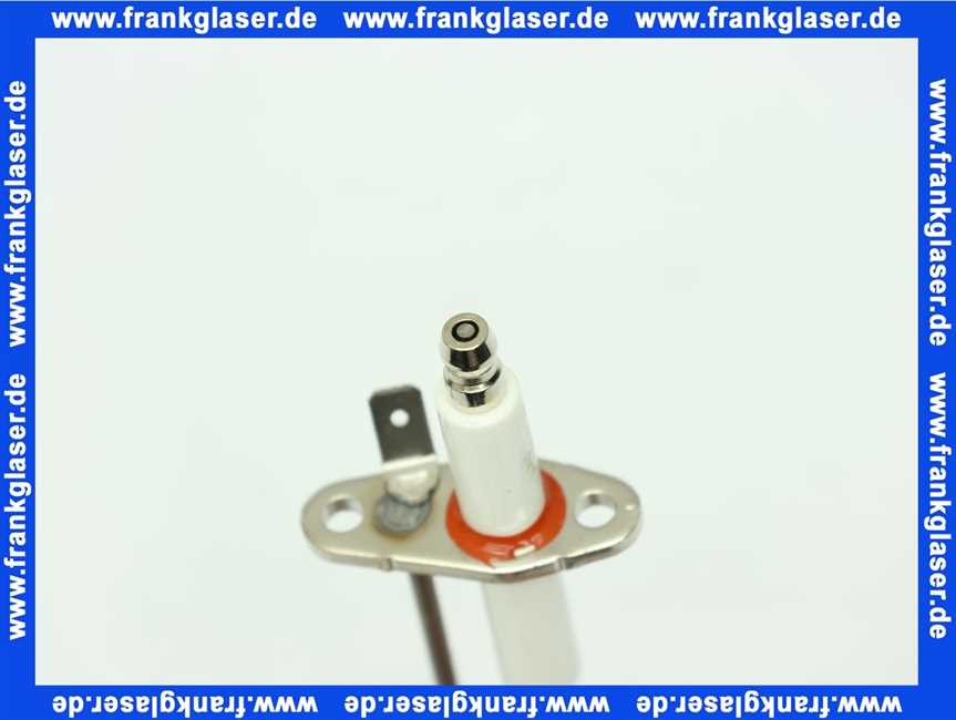 64201338 ELCO Zündelektrode L117 D3x50 Porzellan D9,5x55 mit Dichtung