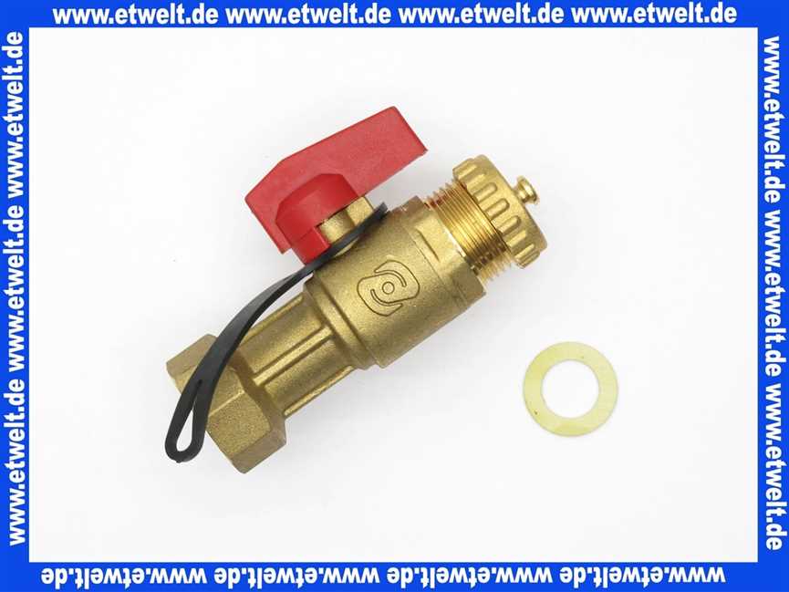 65105729 Elco Füll +Entleerungs Hahn R3/4 Zoll zu Schichtenspeicher