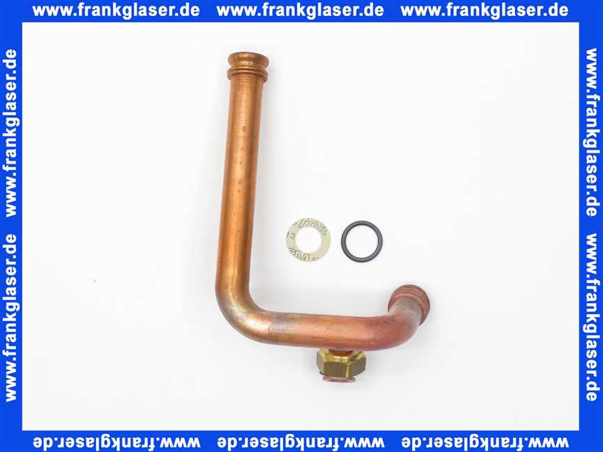 65105757 Elco Rohr CU D18 mm Plattenwärmetauscher Brennk.