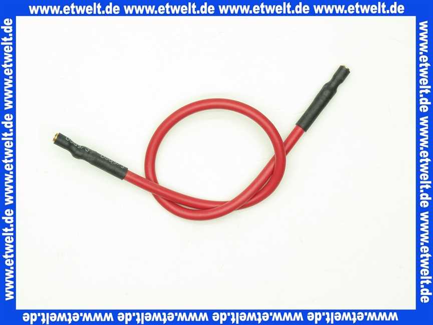 65300077 ELCO Zündkabel Länge 375 Stecker D4/D4 Silikon