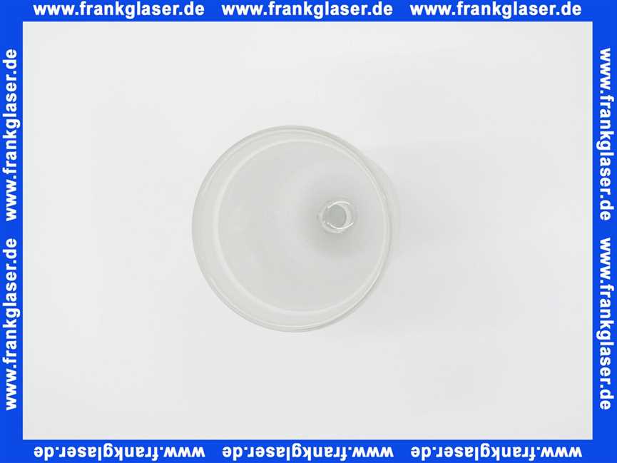 121500090 Emco new waves Glasteil (Bürstengarn.) Ersatzglas zu S1215, Opalglas