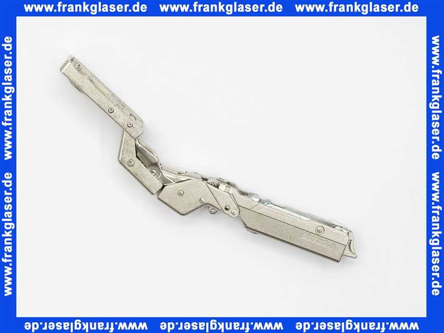 2006849 EMCO Schanier ohne Dämpfung für Emco Spiegelschrank Spiegeltüren