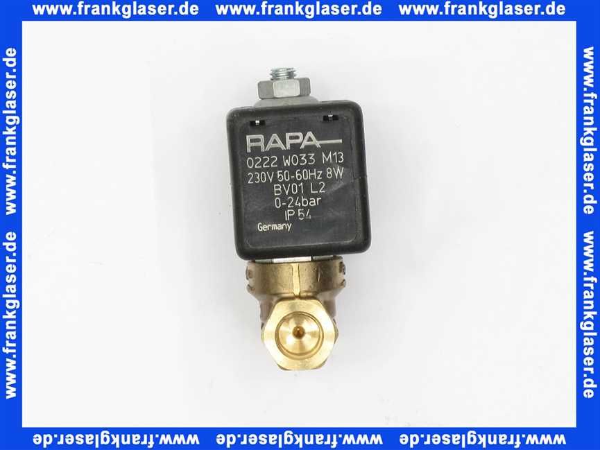 Rapa Ölmagnetventil BV 0.1 L 2 1/8 ,M13 230 V, 50-60 Hz 8W