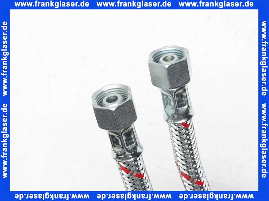 Universal Ölbrennerschlauch-Set für Heizöl inkl. Anschlussnippel und Dichtringen zur Verbindung mit Ölbrenner