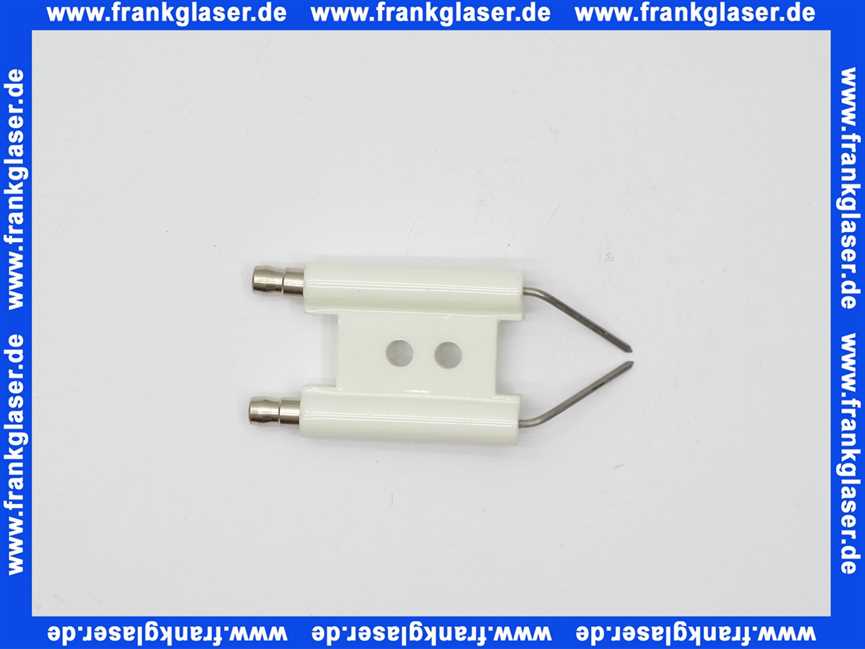 Doppelzündelektrode für Giersch R1 V / R2 V Anschluss 6,3 mm
