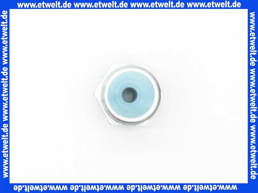 Doppeleinschraubnippel R 1/8 zyl. x R 3/8 zyl. mit Innenkonus