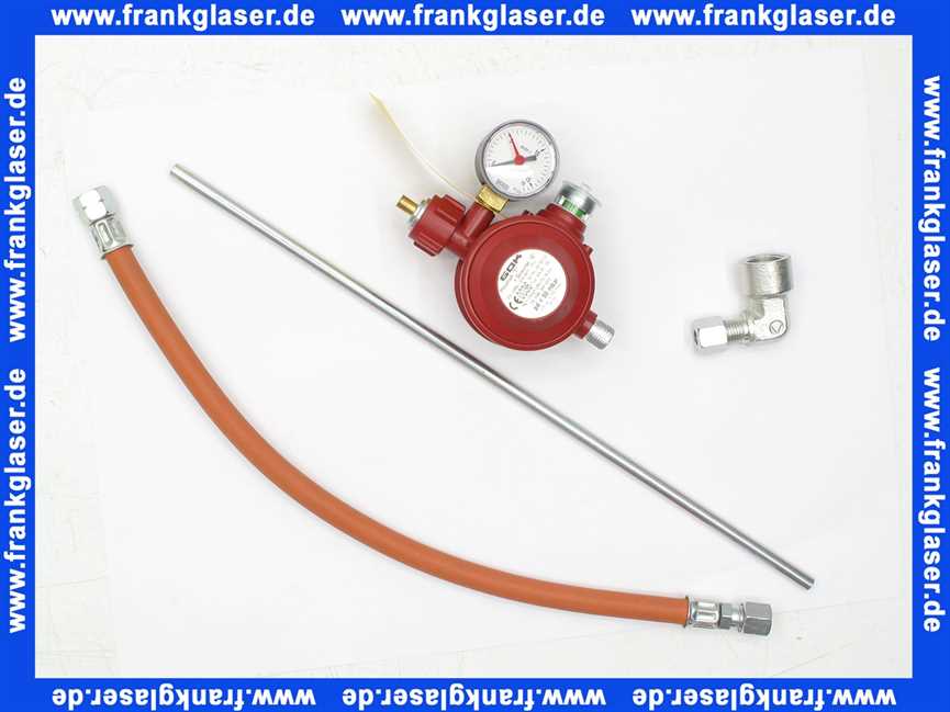 Flüssiggas Herdanschluss-Set komplett für Haushaltsanlagen