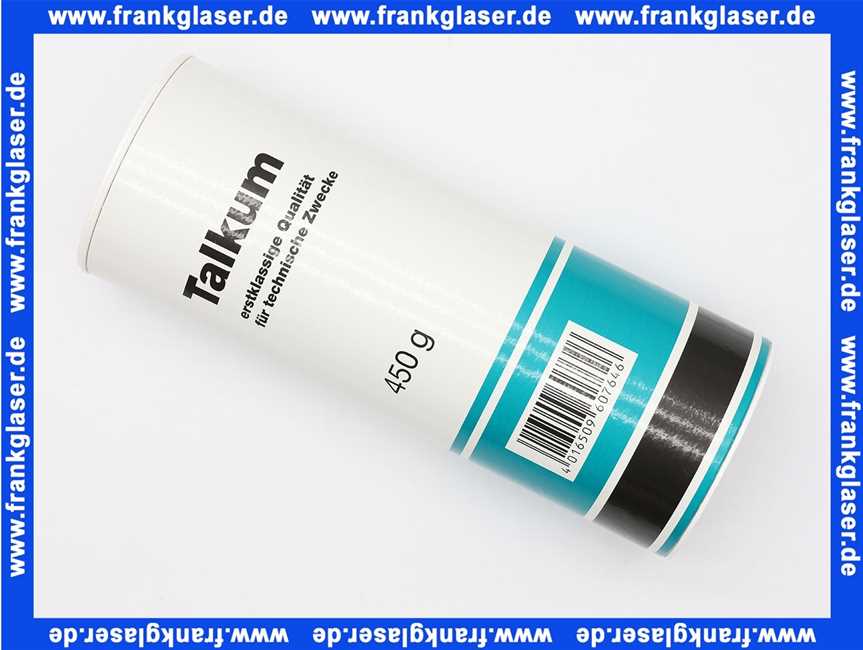 Talkum Diamant® Streudose 450 g, 60764, gute Gleiteigenschaften, zur Gummipflege, Festschmierstoff