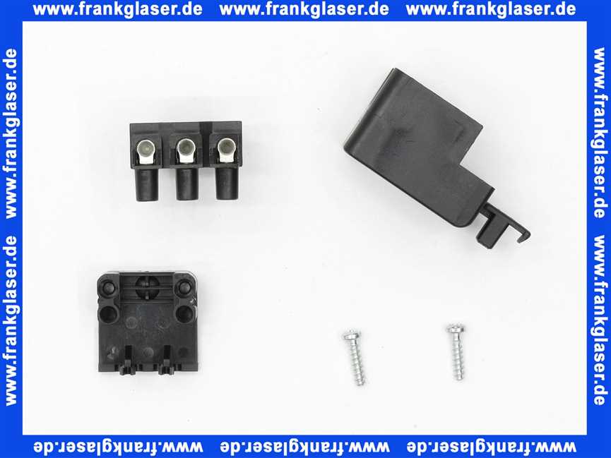 Stecker 3-polig / schwarz 250 V/16 A System Wieland *BG*