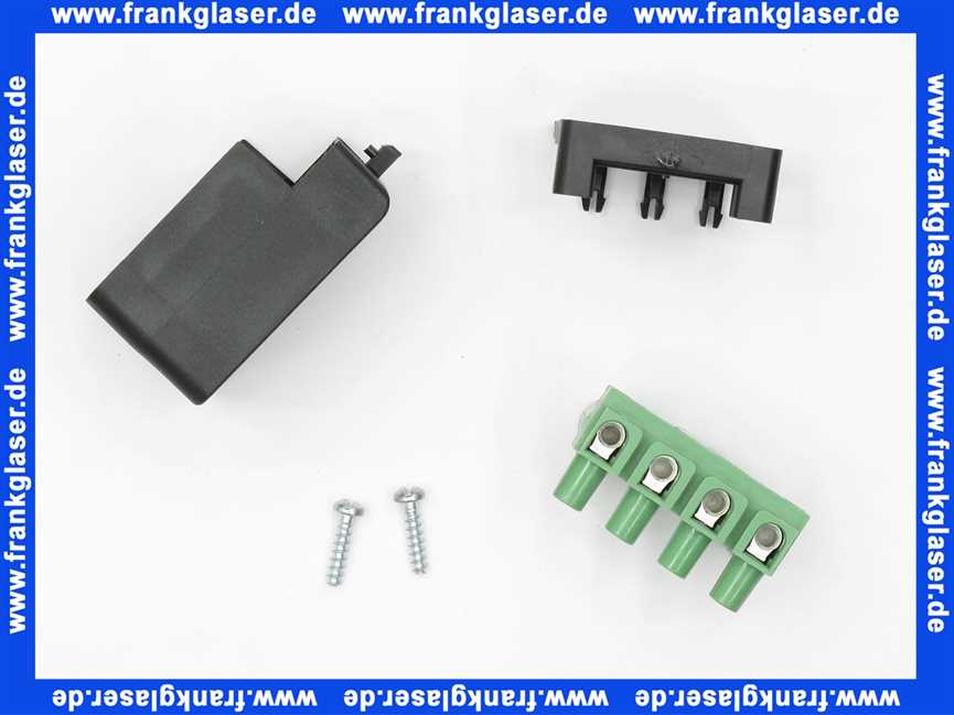 Kupplung 4-polig grün/schwarz, 250/400V, 16A System Wieland