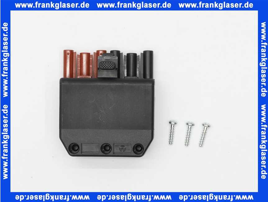 Stecker 6-polig schwarz/braun, 250/400V, 16A System Wieland