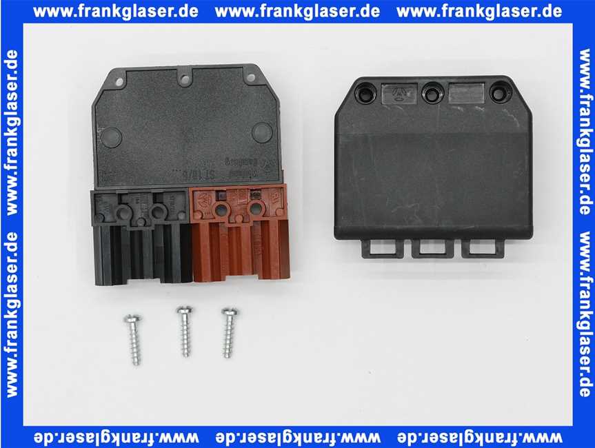 Kupplung 6-polig schwarz/braun, 250/400V, 16A System Wieland